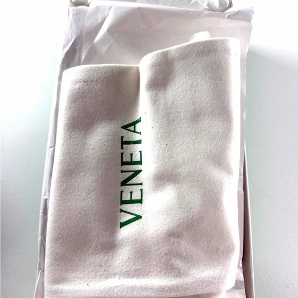 Bottega Veneta Women Jack Flat Sandal Nappa Weaving Foulard Black Sandal - Picture 9 of 10